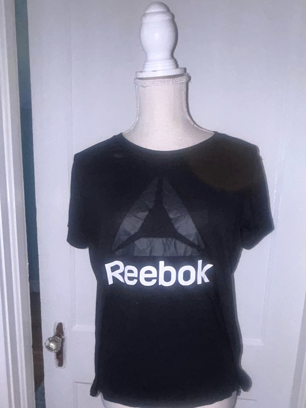 Womens Reebok Black athletic tee size small